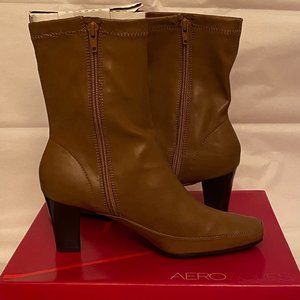 Aerosoles Tan Ankle Boots